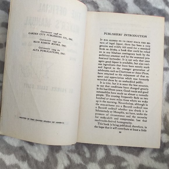 Vintage Official Mixers Manual Patrick Gavin Duffy  drink recipes - Picture 5 of 8